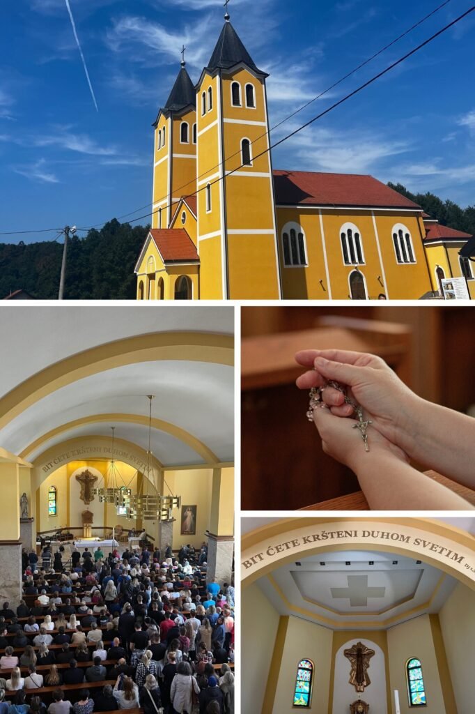 „Crkva u Šurkovcu, poznata po molitvenim susretima i ozdravljenjima hodočašća, HODOČAŠĆE U ŠURKOVAC i PROGRAM U Šurkovcu.